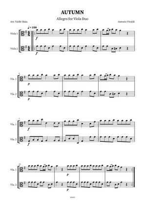 Autumn - The Four Seasons for Viola Duo