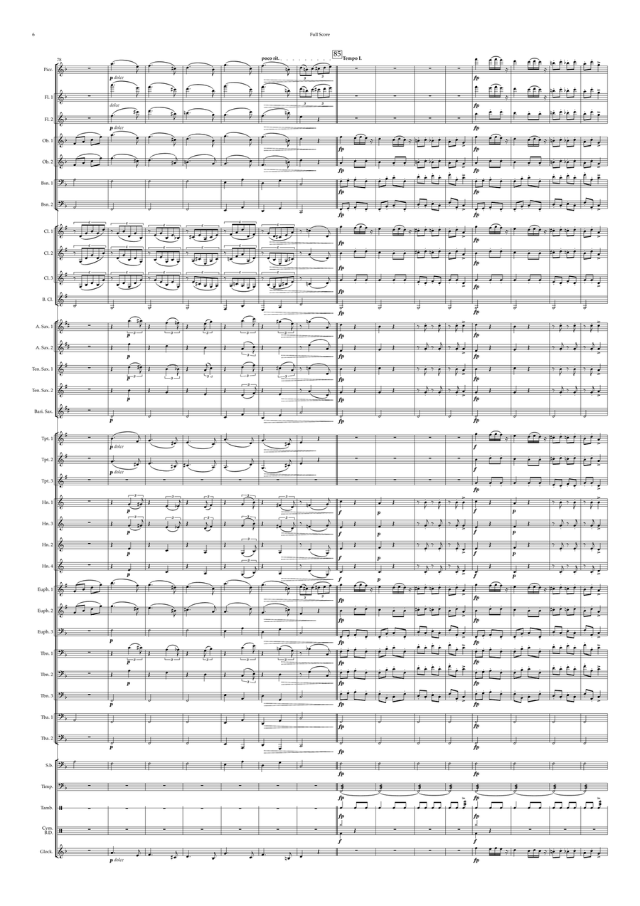 Hungarian Dance No.16 Hungarian Dance No.16 Concert Band scores gallery preview page 6