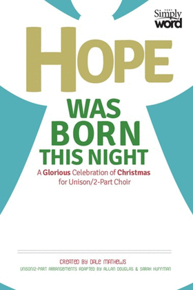 Book cover for Hope Was Born This Night - Choral Book