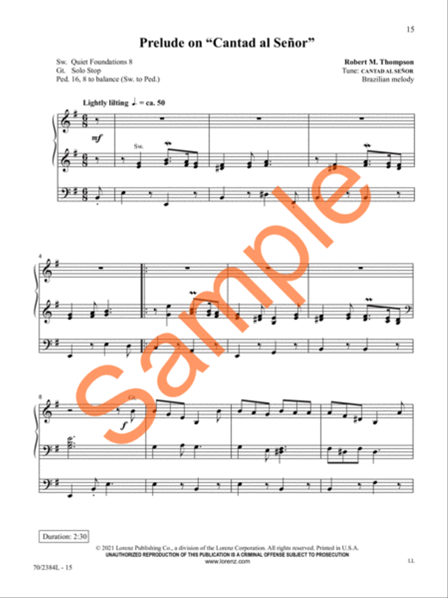 The Organist's Library, Vol. 72 Organ Solo scores gallery preview page 13