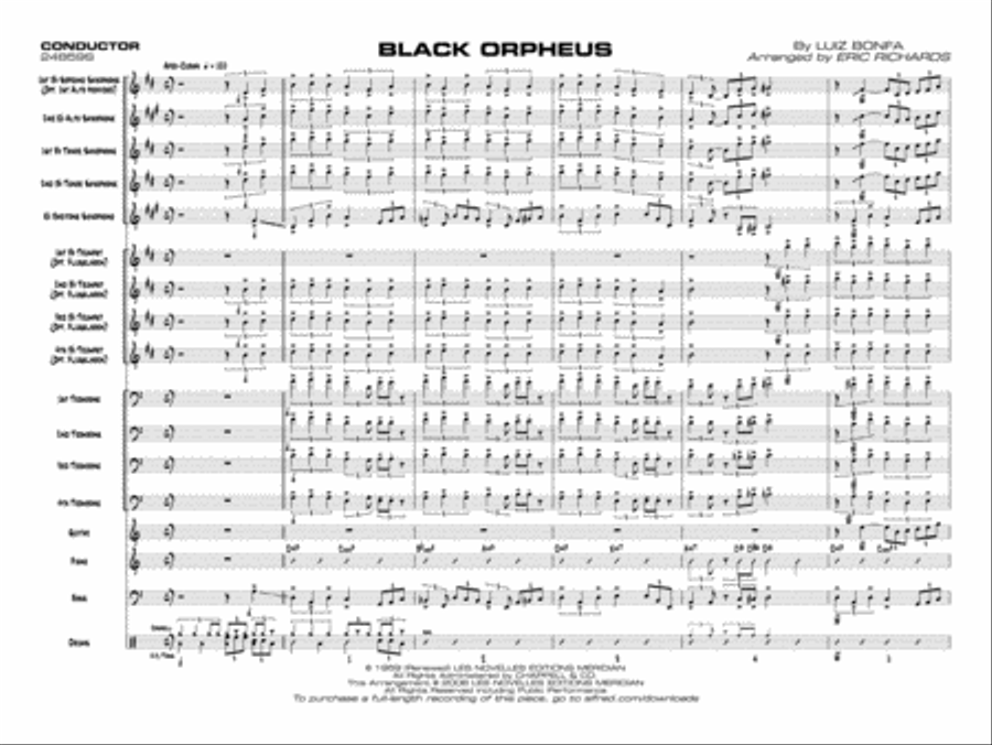 Black Orpheus Jazz Ensemble scores gallery preview page 4