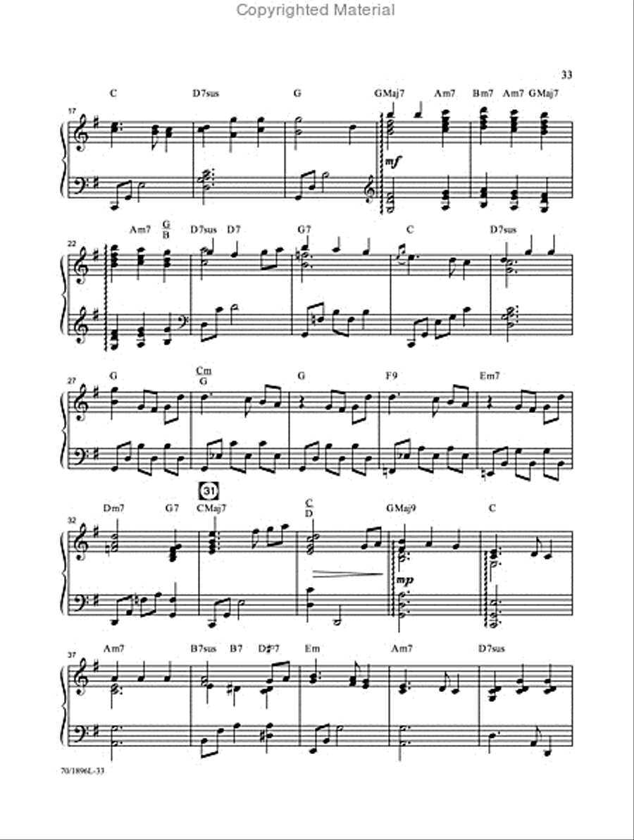 Mark Hayes: Piano and Rhythm Christmas Piano Solo scores gallery preview page 7
