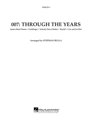 007: Through The Years - Violin 1
