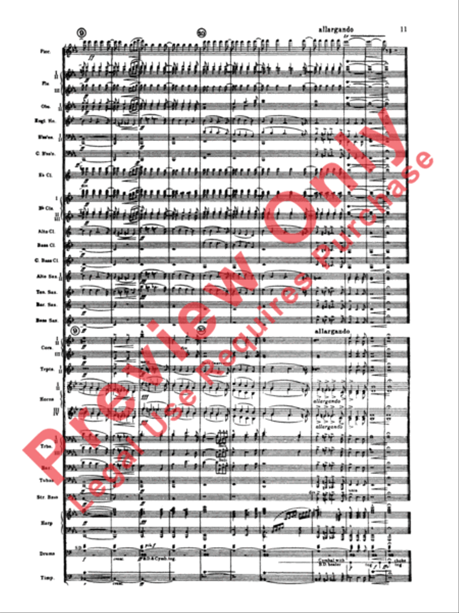 Elsa's Procession to the Cathedral Concert Band scores gallery preview page 12