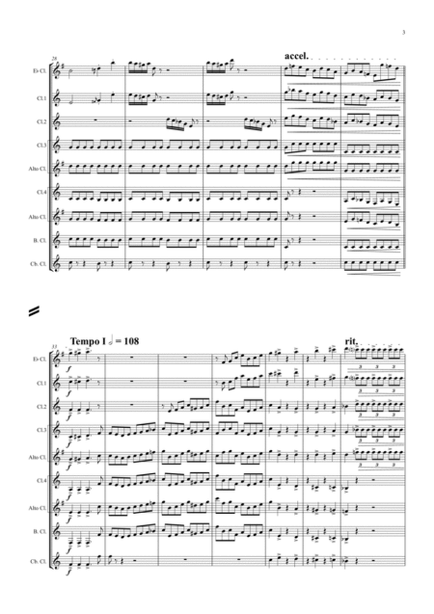 Die Fledermaus (Bb) - Johann Strauss - Overture - Clarinet Choir Letter