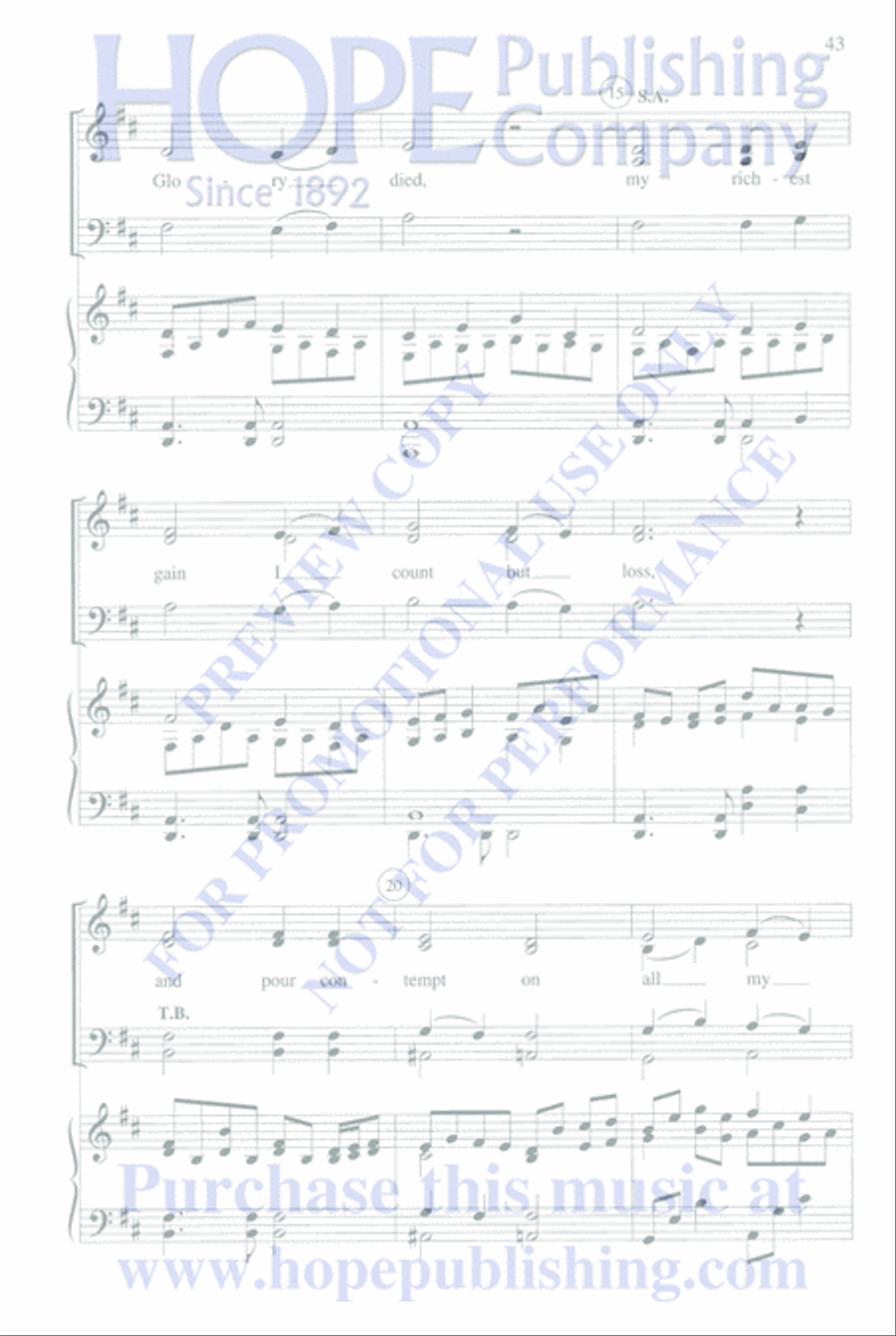 Here is the Love Here is the Love Choir scores gallery preview page 47