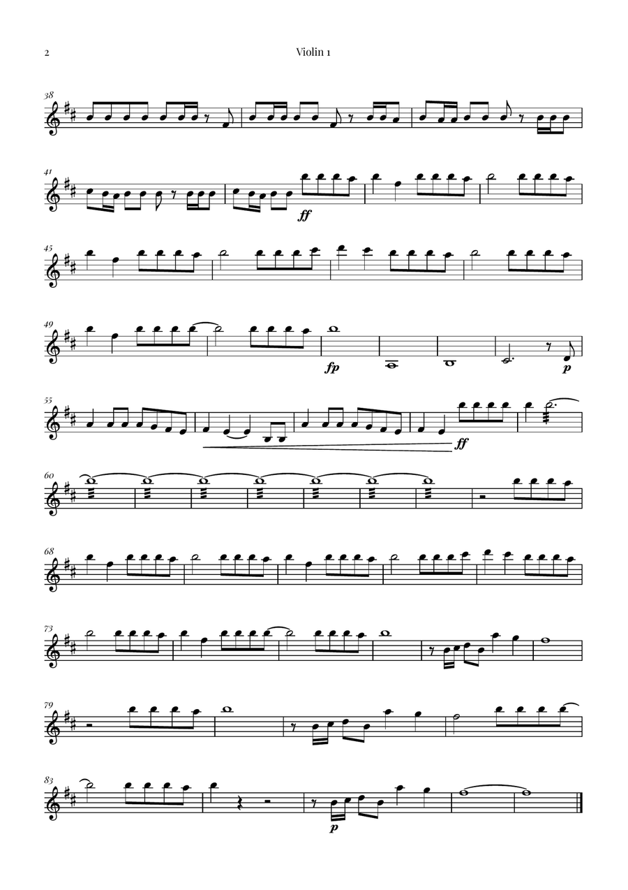 Heavy Is The Crown String Orchestra scores gallery preview page 6