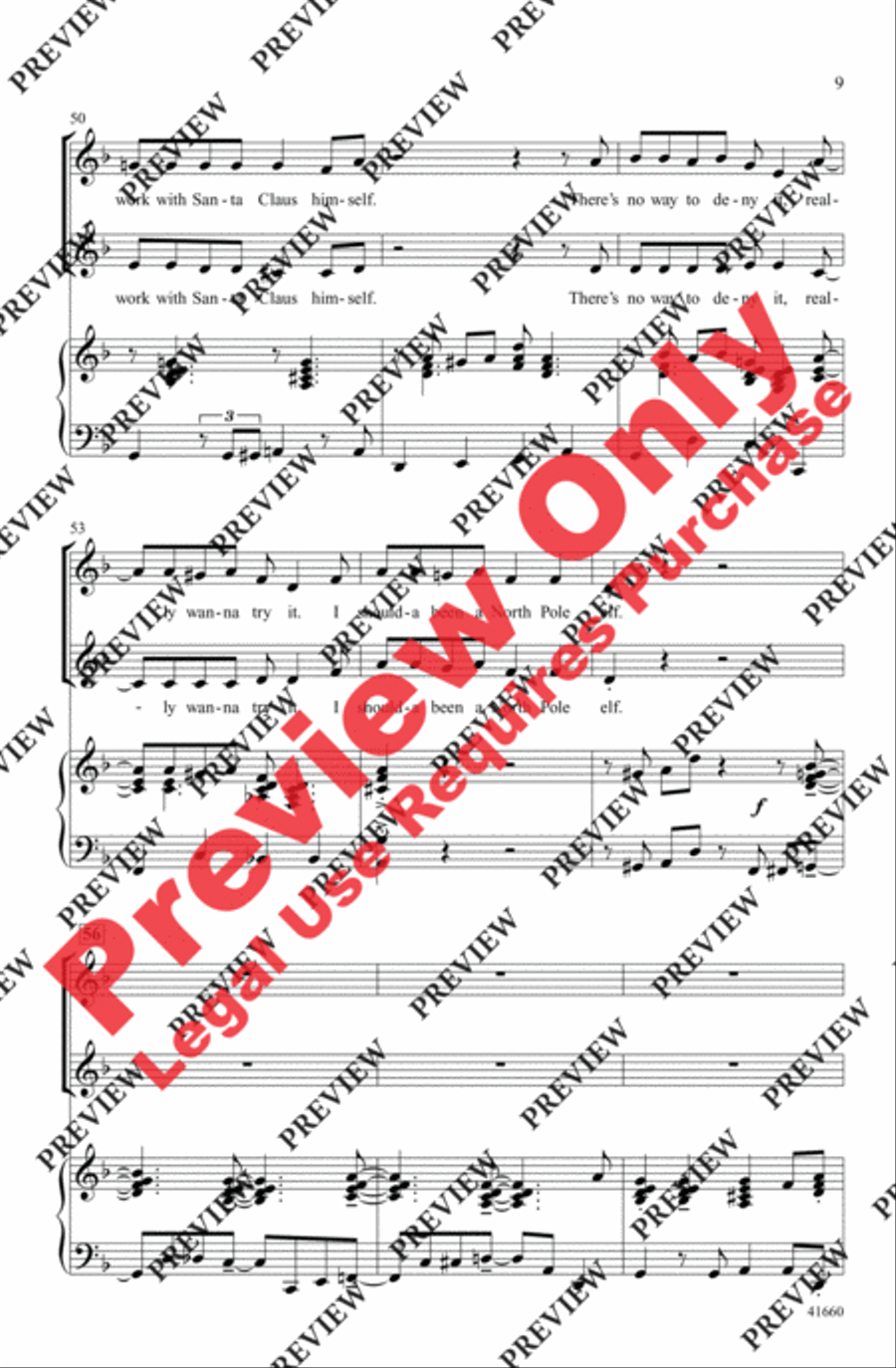 Shoulda Been a North Pole Elf - SoundTrax CD (CD only) Choir scores gallery preview page 8