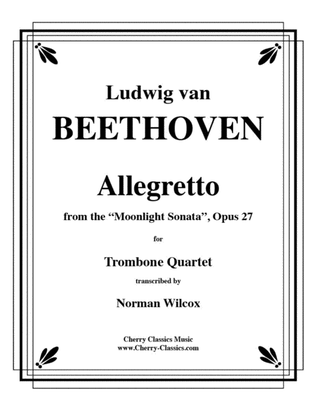 Book cover for Allegretto from the Moonlight Sonata