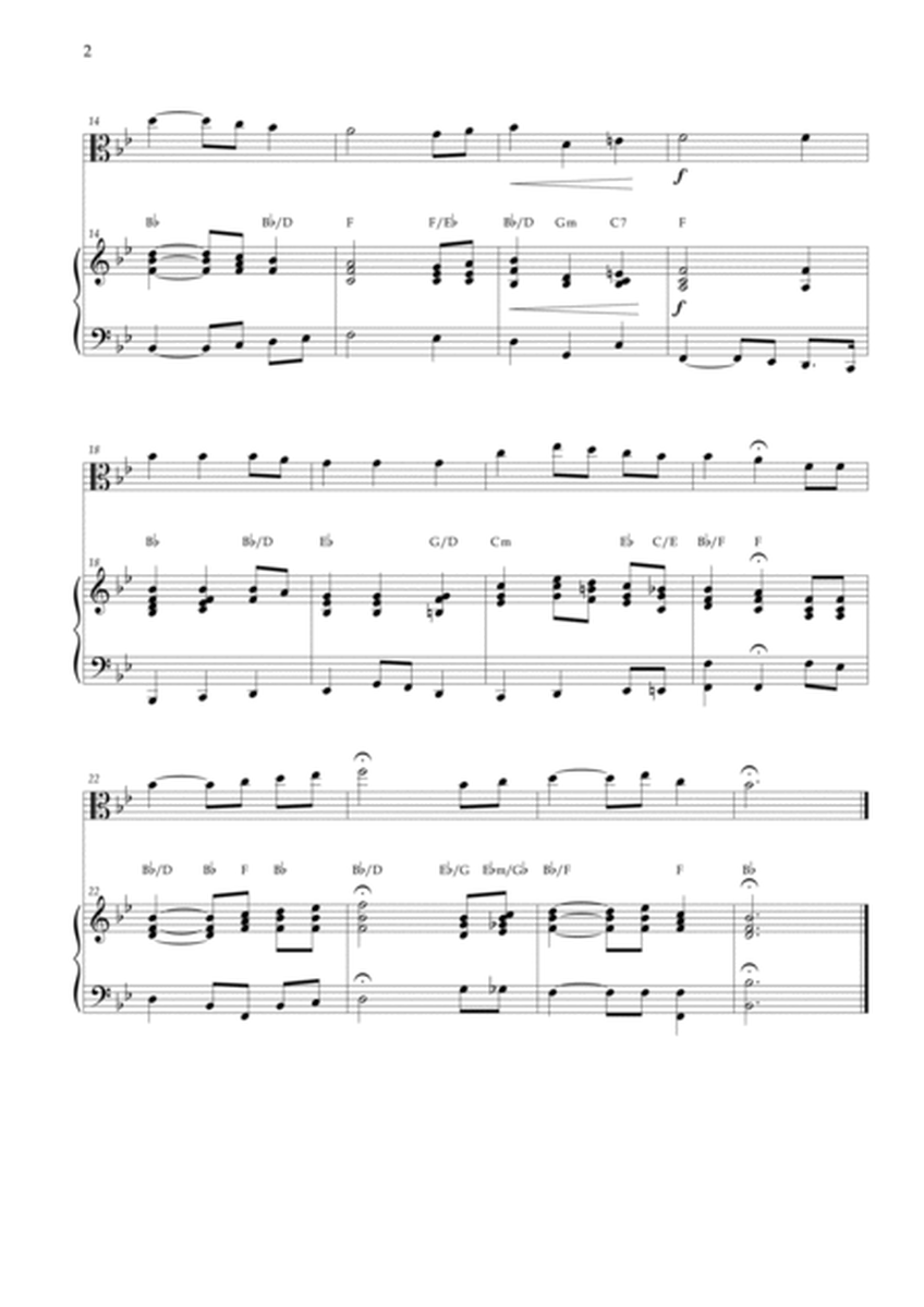 The Star-Spangled Banner - EUA Hymn (Viola and Piano) Chords image number null