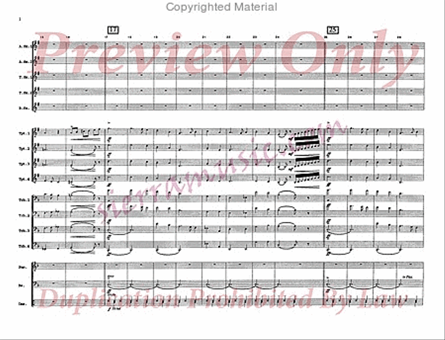 Greensleeves Big Band scores gallery preview page 3