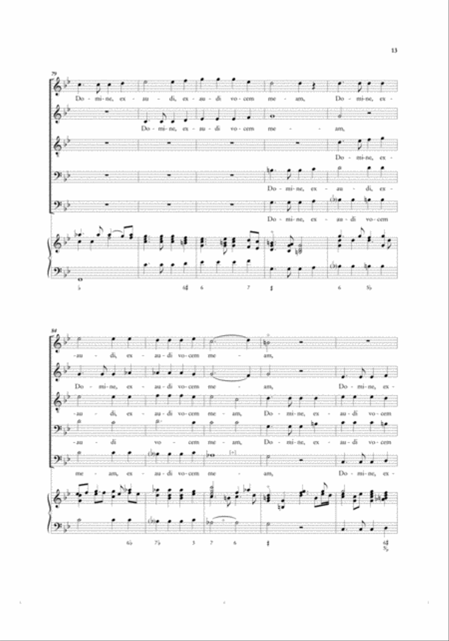 De Profundis Clamavi Choir scores gallery preview page 3
