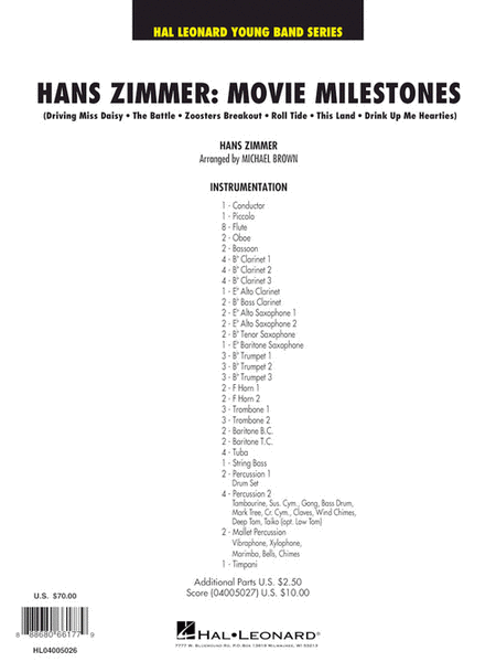 Hans Zimmer: Movie Milestones image number null