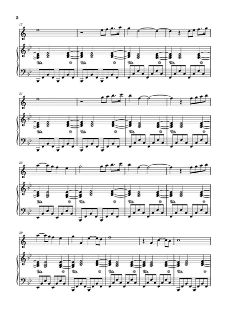 I Have A Dream B-Flat Trumpet scores gallery preview page 2