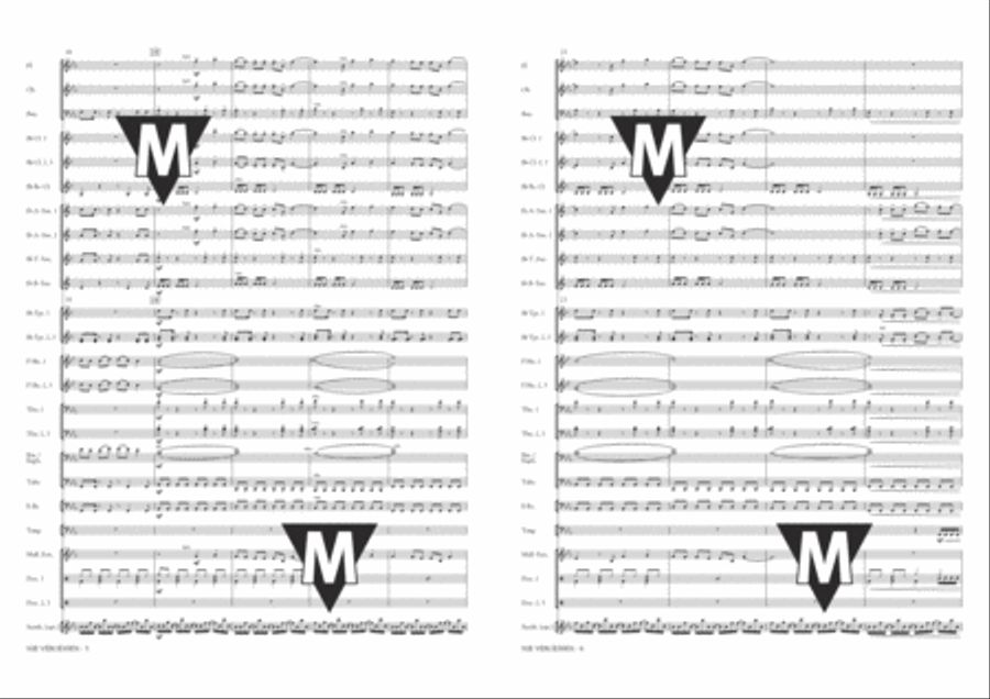 Nie Vergessen Concert Band scores gallery preview page 4