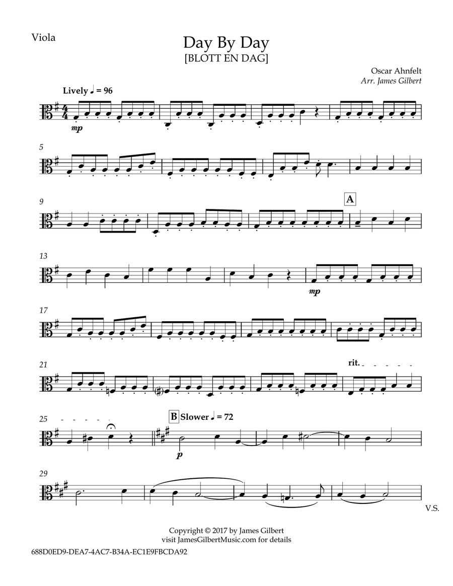 Day By Day String Quartet scores gallery preview page 4