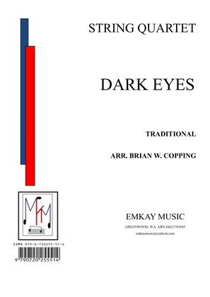 Book cover for DARK EYES – STRING QUARTET