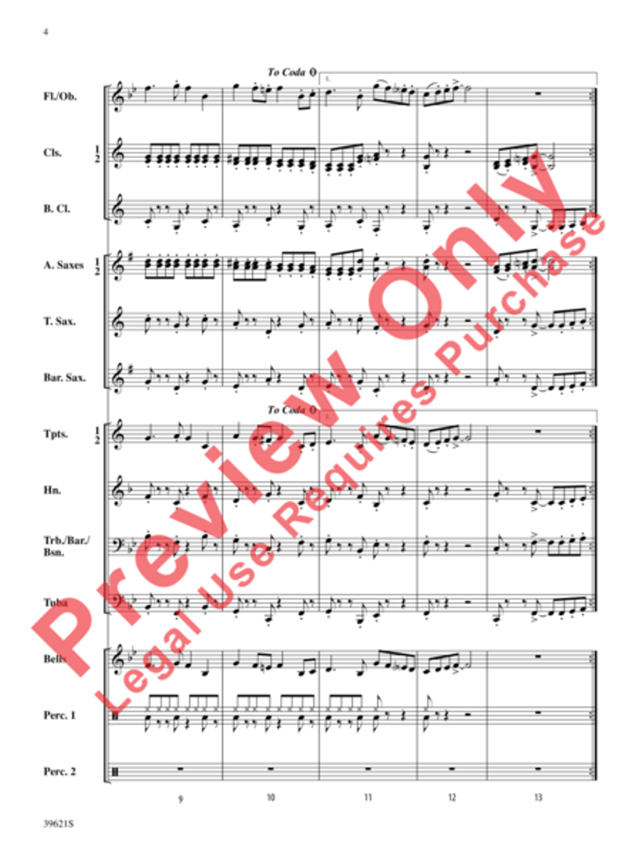 Clowning Around Clowning Around Concert Band scores gallery preview page 5