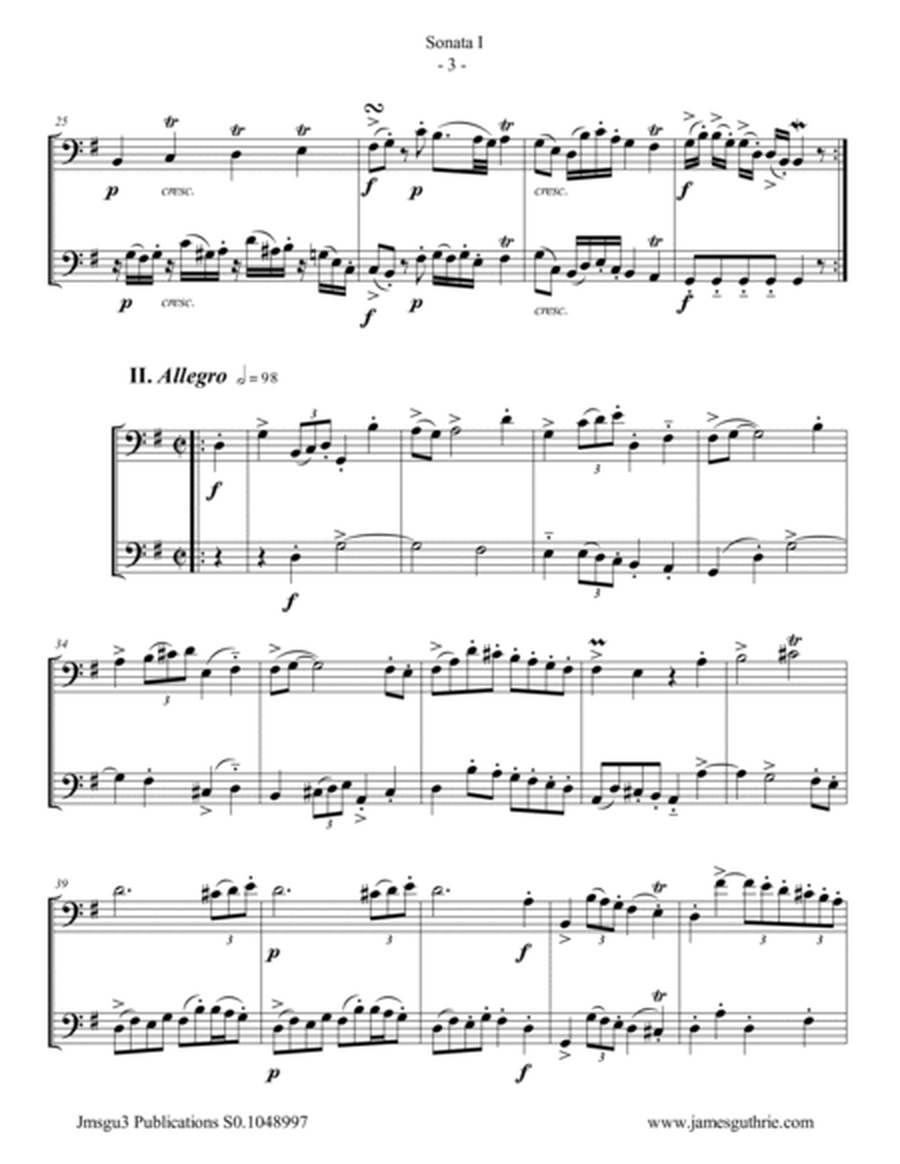 Sammartini: Sonata Op.1 No.1 for Bassoon Duo image number null