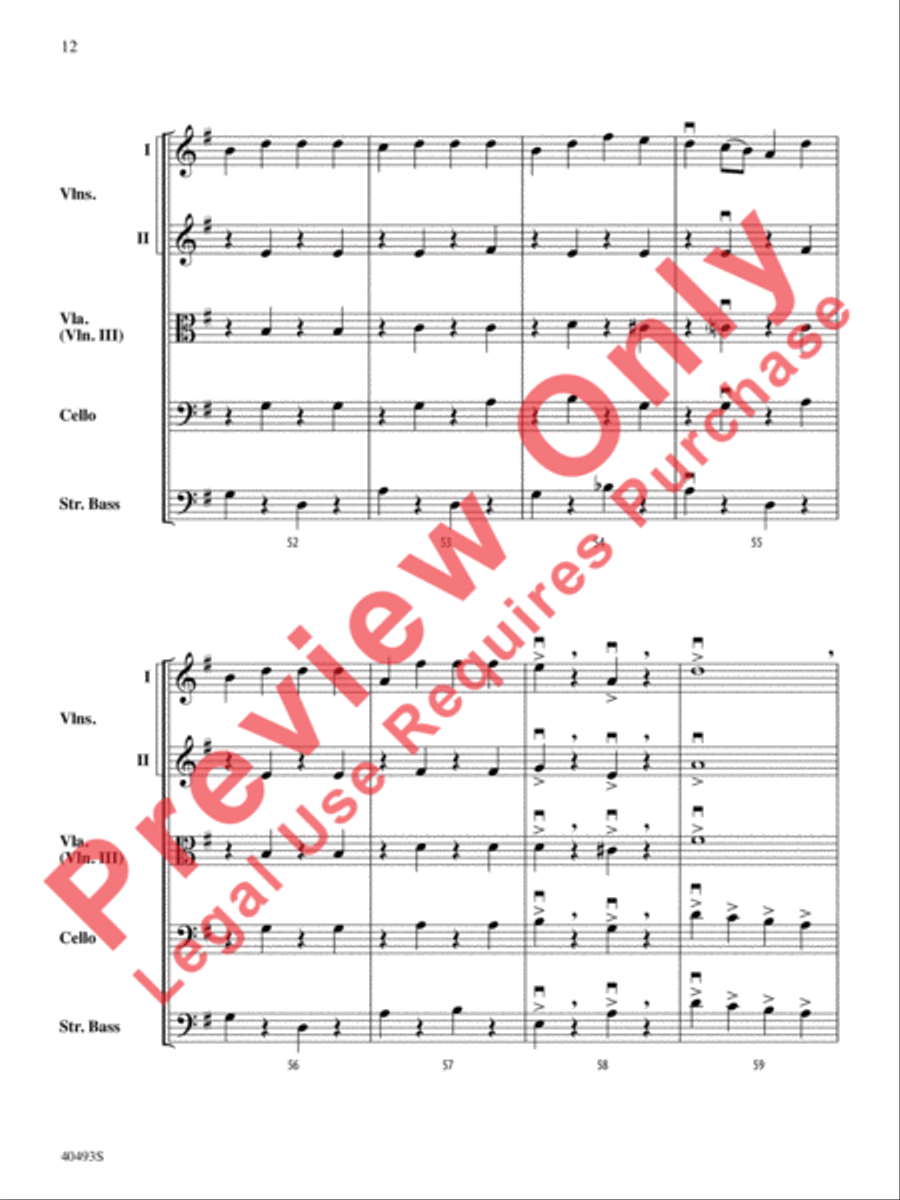 Christmas Toys on Parade String Orchestra scores gallery preview page 13