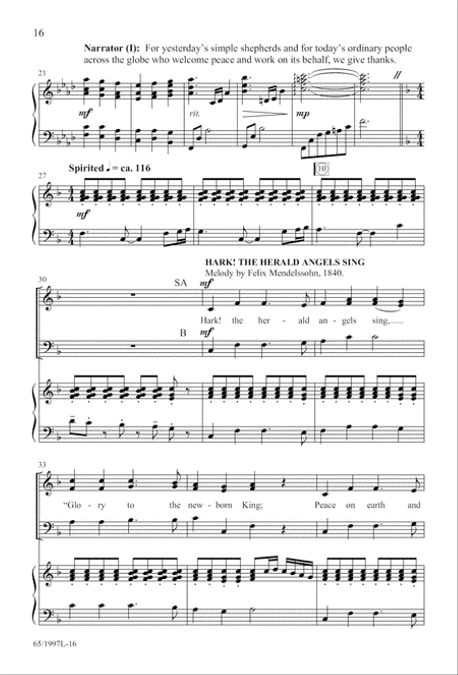 Candles and Carols Candles and Carols 3-Part scores gallery preview page 17