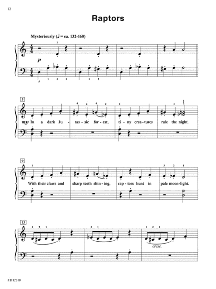 Imaginations, Book 1 Easy Piano scores gallery preview page 3