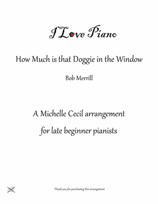 Book cover for How Much Is That Doggie In The Window