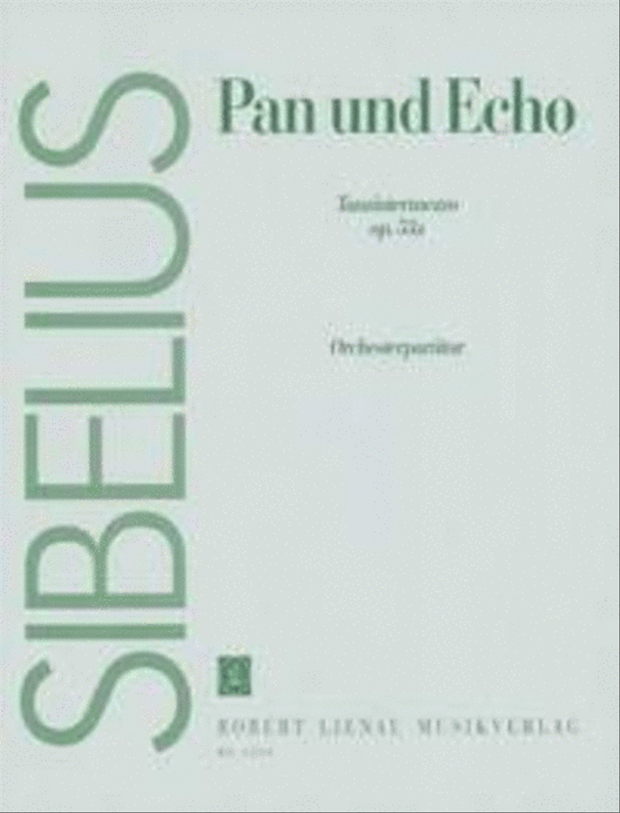 Pan und Echo op. 53a Orchestra scores gallery preview page 1