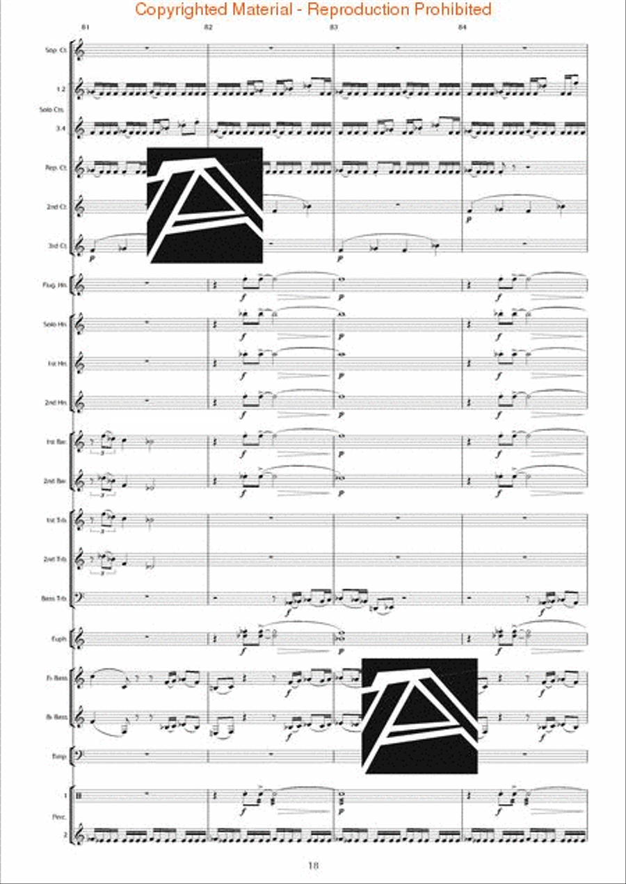 Surround Sound Brass Band scores gallery preview page 19