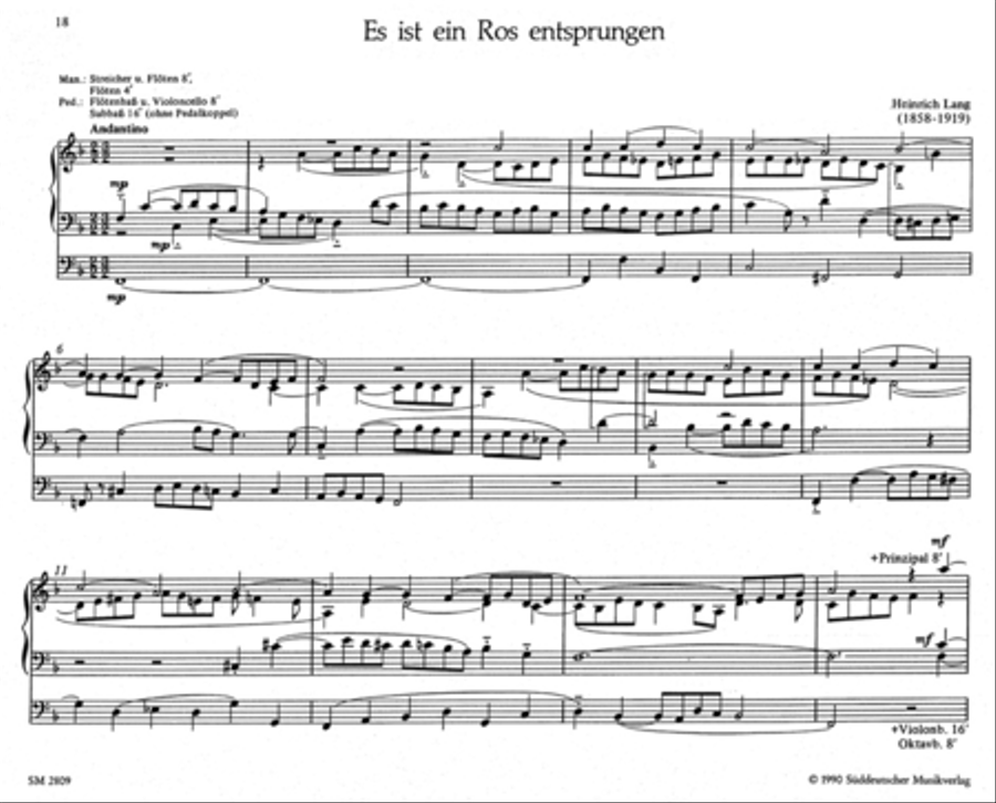 Romantic Christmas Organ Music Organ scores gallery preview page 2
