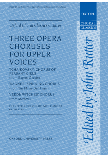 Three opera choruses for upper voices
