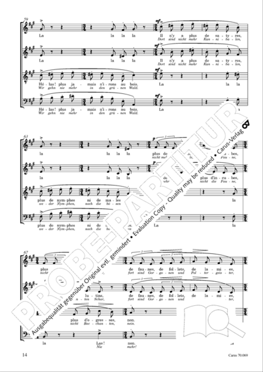 Ravel: Trois chansons Ravel: Trois chansons Choir scores gallery preview page 15