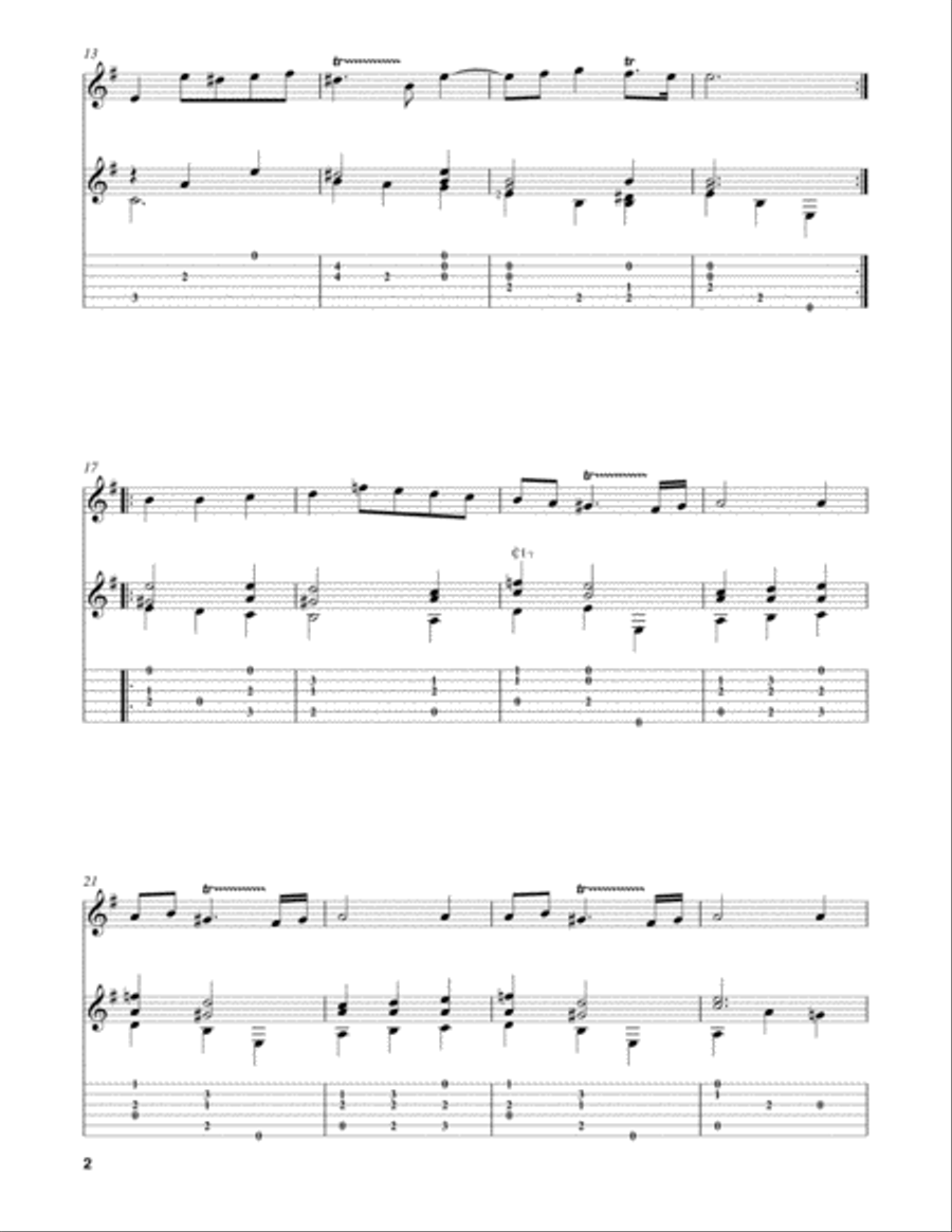 “Minuet” from Flute Sonata in E Minor, HWV 375 Flute scores gallery preview page 2