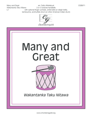 Book cover for Many and Great (2 or 3 oct)