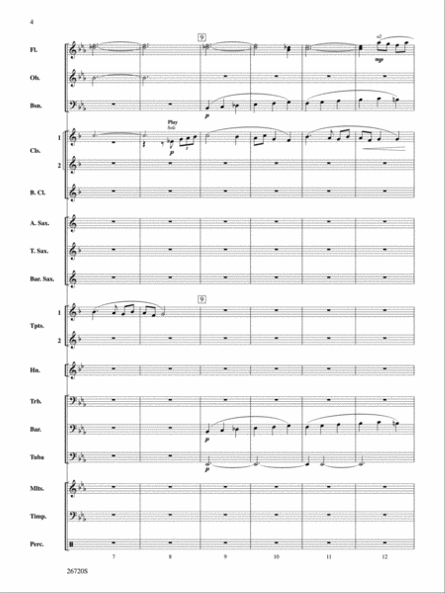 The Firebird Concert Band scores gallery preview page 3