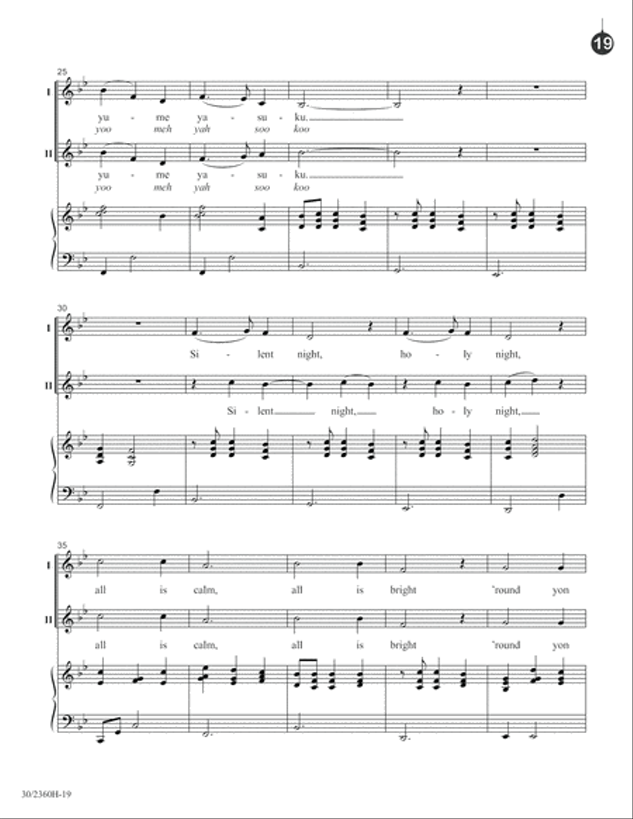 It's Christmas Everywhere! Unison Choir scores gallery preview page 20