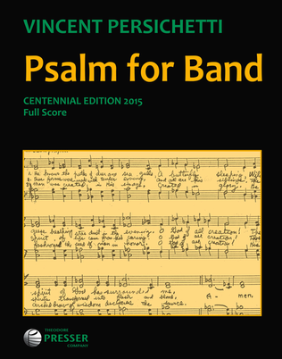 Book cover for Psalm For Band