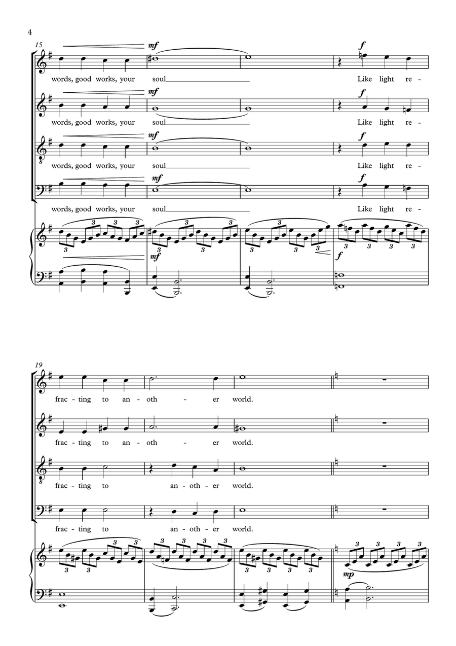 Three Pieces for Choirs Three Pieces for Choirs 4-Part scores gallery preview page 4