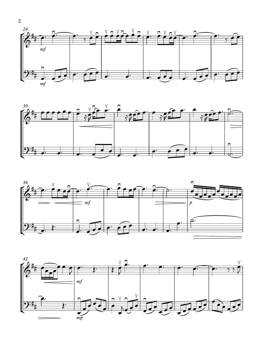 I Get To Love You String Duet scores gallery preview page 2