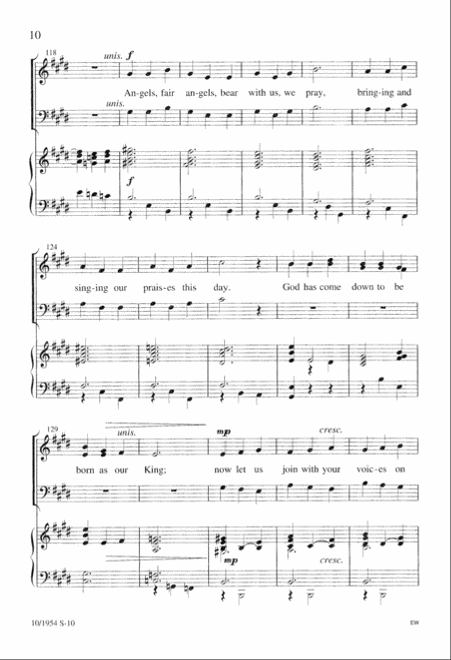 Angels Angels 4-Part scores gallery preview page 10