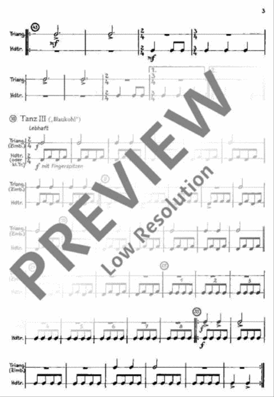 Die Bettlerhochzeit Die Bettlerhochzeit Percussion scores gallery preview page 4