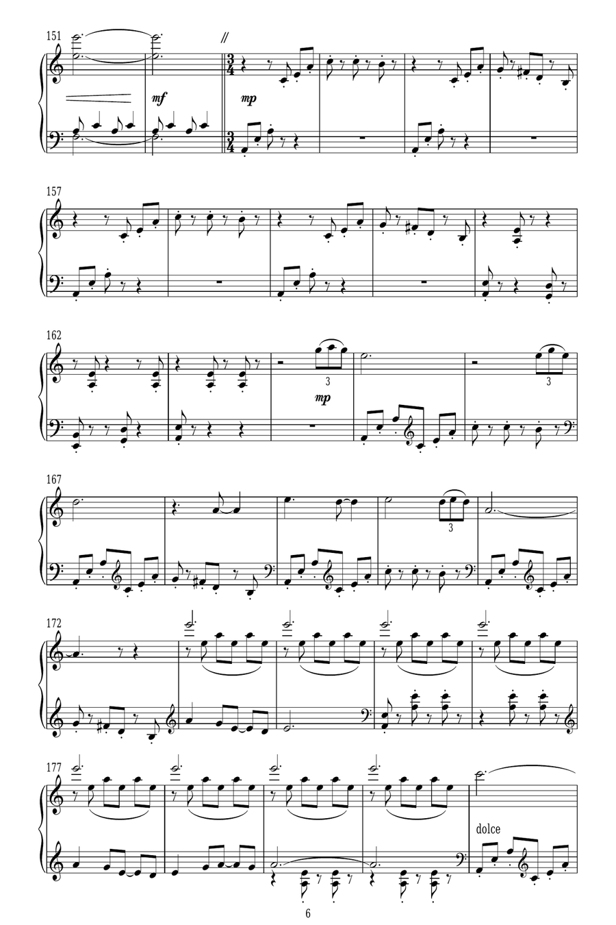 Downton Abbey (Theme) Piano Solo scores gallery preview page 6