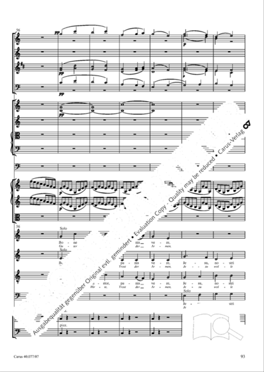 Lauda Sion 4-Part scores gallery preview page 106