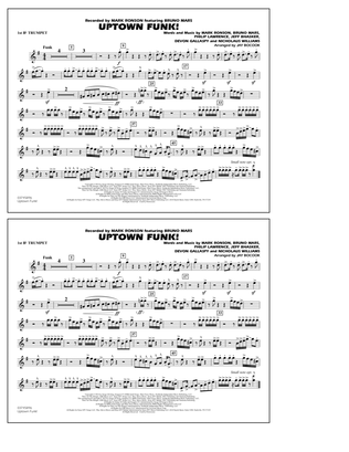 Uptown Funk! - 1st Bb Trumpet