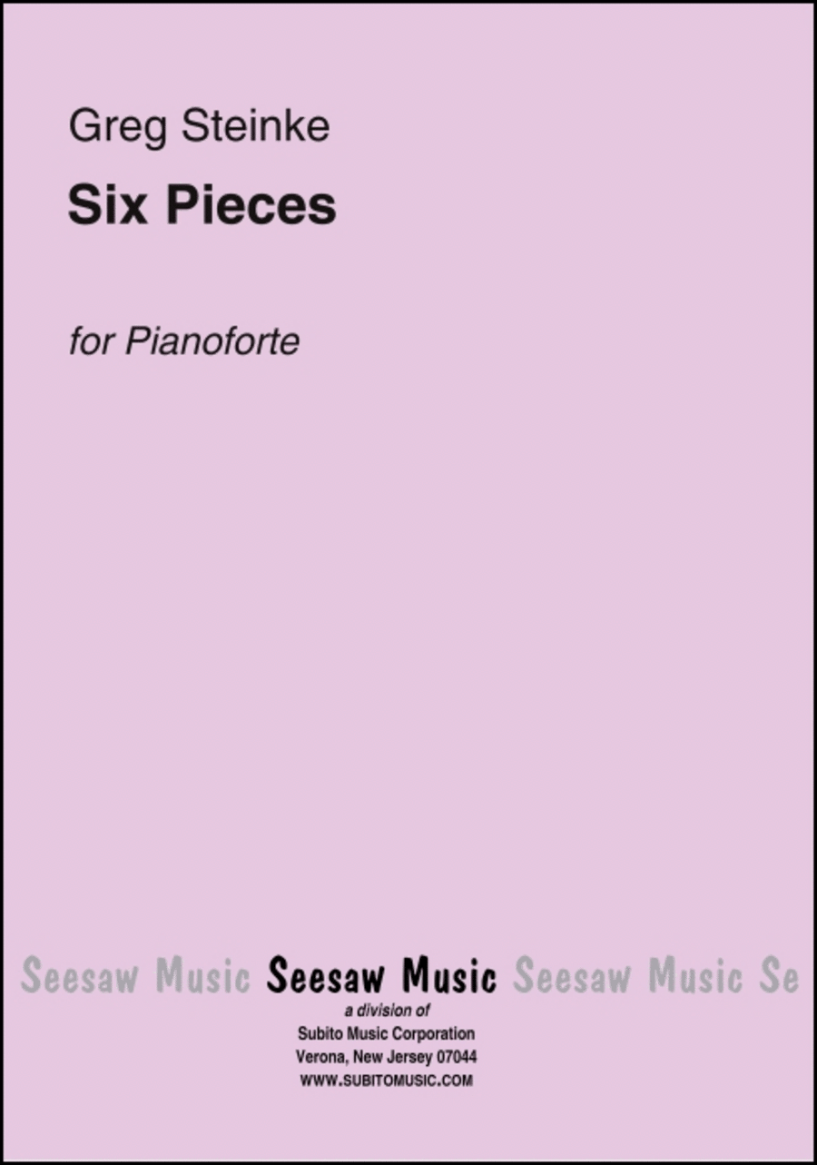 Six Pieces Six Pieces Harpsichord scores gallery preview page 1