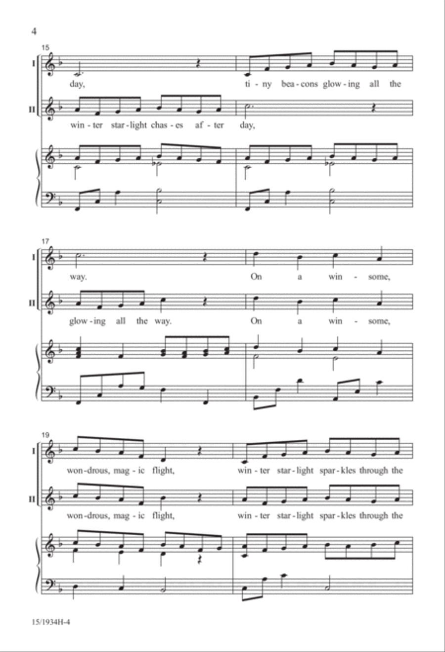 Winter Starlight 2-Part scores gallery preview page 4