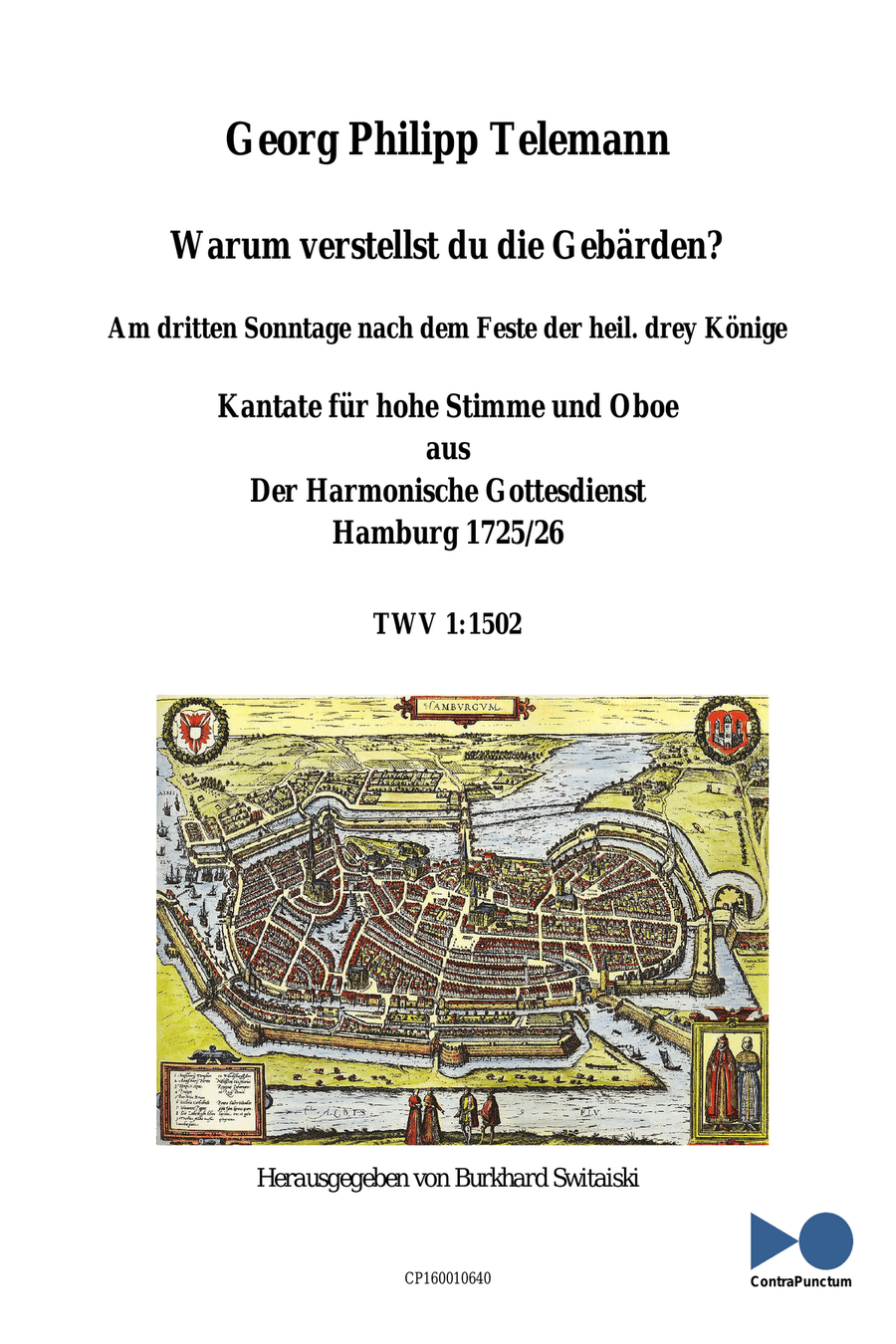 Harmonischer Gottesdienst TWV 1:502 Warum verstellst du die Gebärden? Oboe Solo scores gallery preview page 1