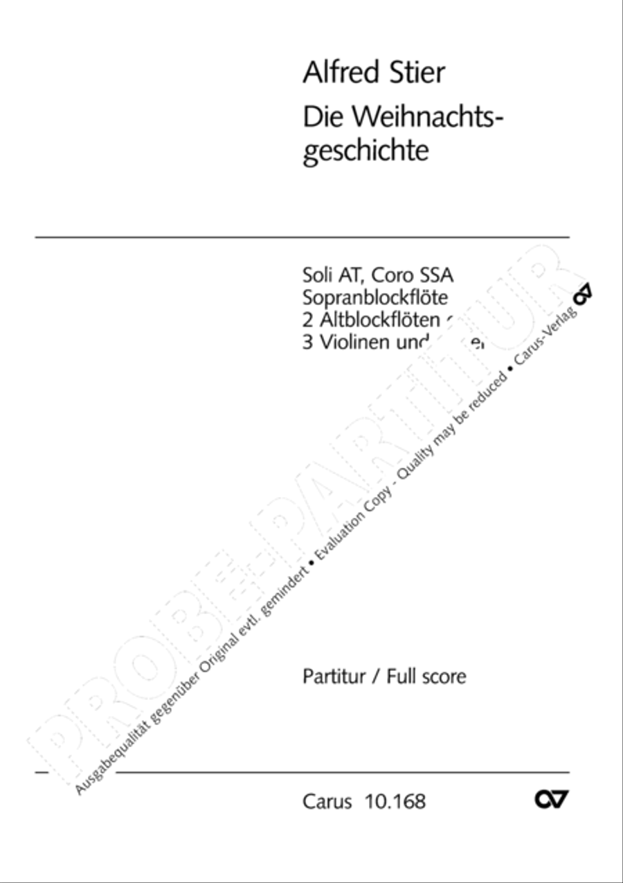 The Christmas Story (Die Weihnachtsgeschichte) SSA scores gallery preview page 4