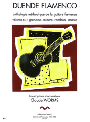 Book cover for Duende flamenco - Volume 6C - Granaina, minera, rondena, taranta