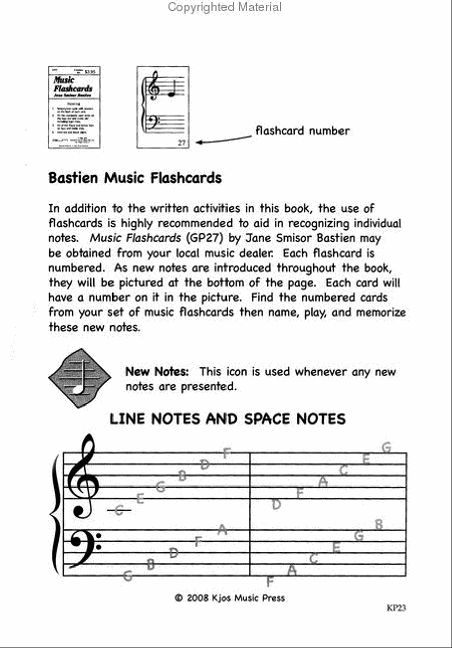 Bastien Theory Boosters: Lines and Spaces Note Speller Piano Method scores gallery preview page 2